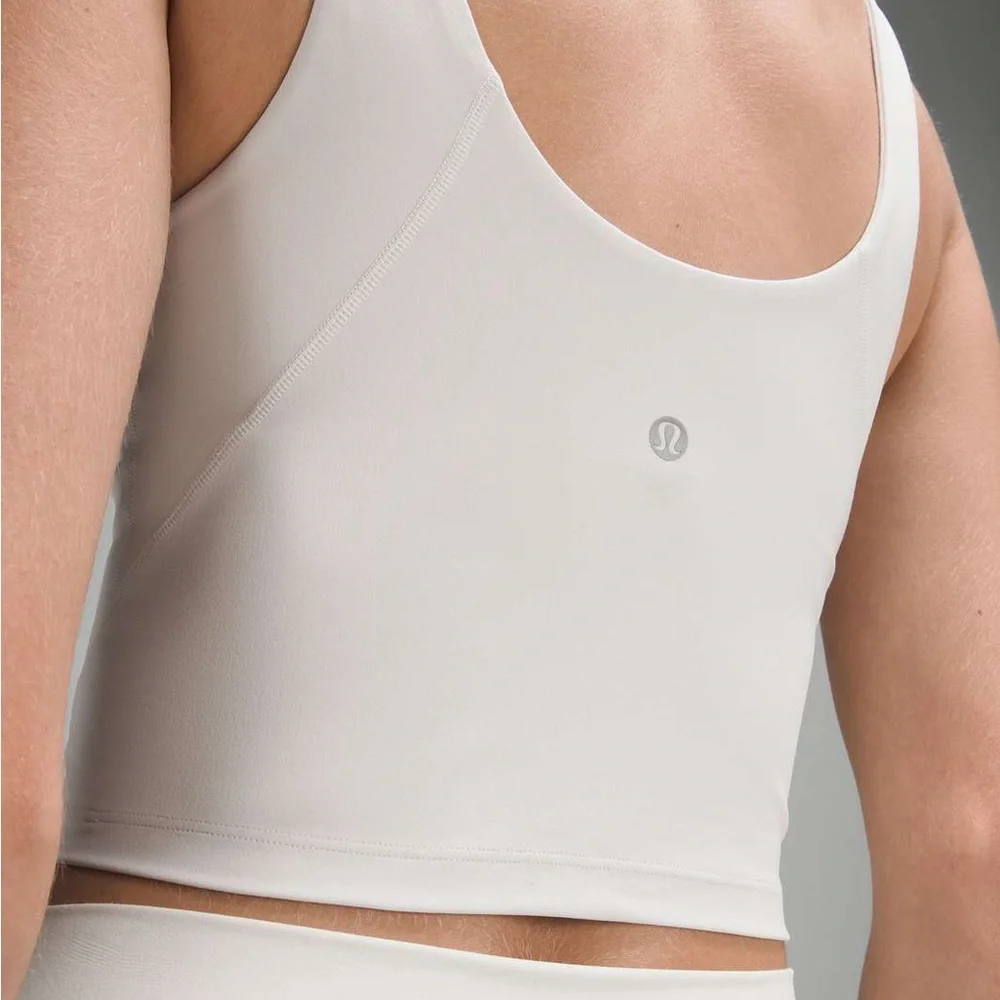 Lululemon Align Tank Top Cropped / Sports Bra Bone - Picture 16 of 16
